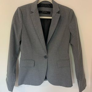 ZARA BASIC GREY BLAZER Size 2